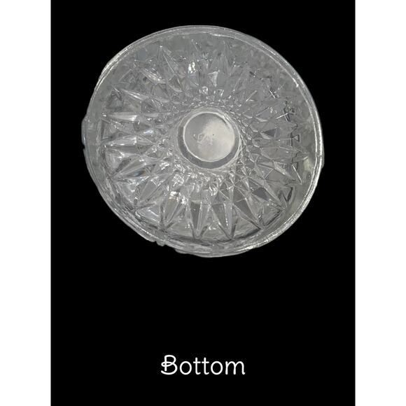 Vintage Pressed Glass Clear Daisy Button Creamer - Picture 2 of 2